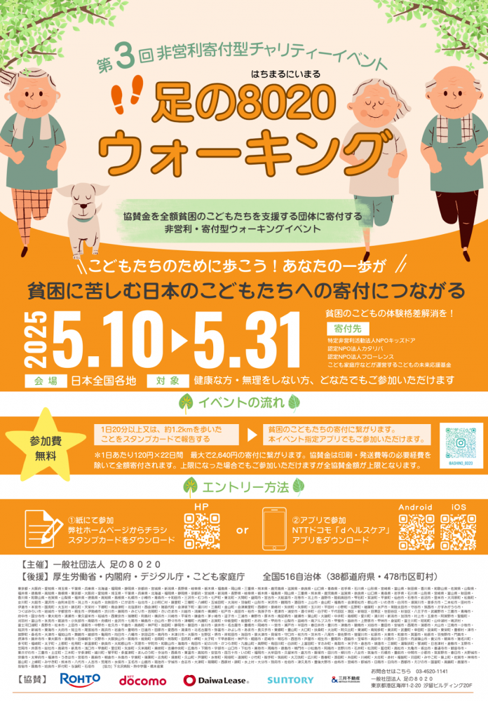 脚の８０２０ウォーキング