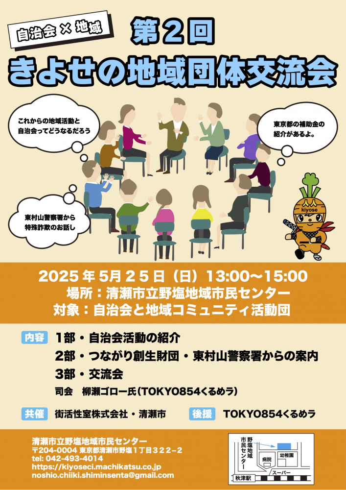 第2回 きよせの地域団体交流会