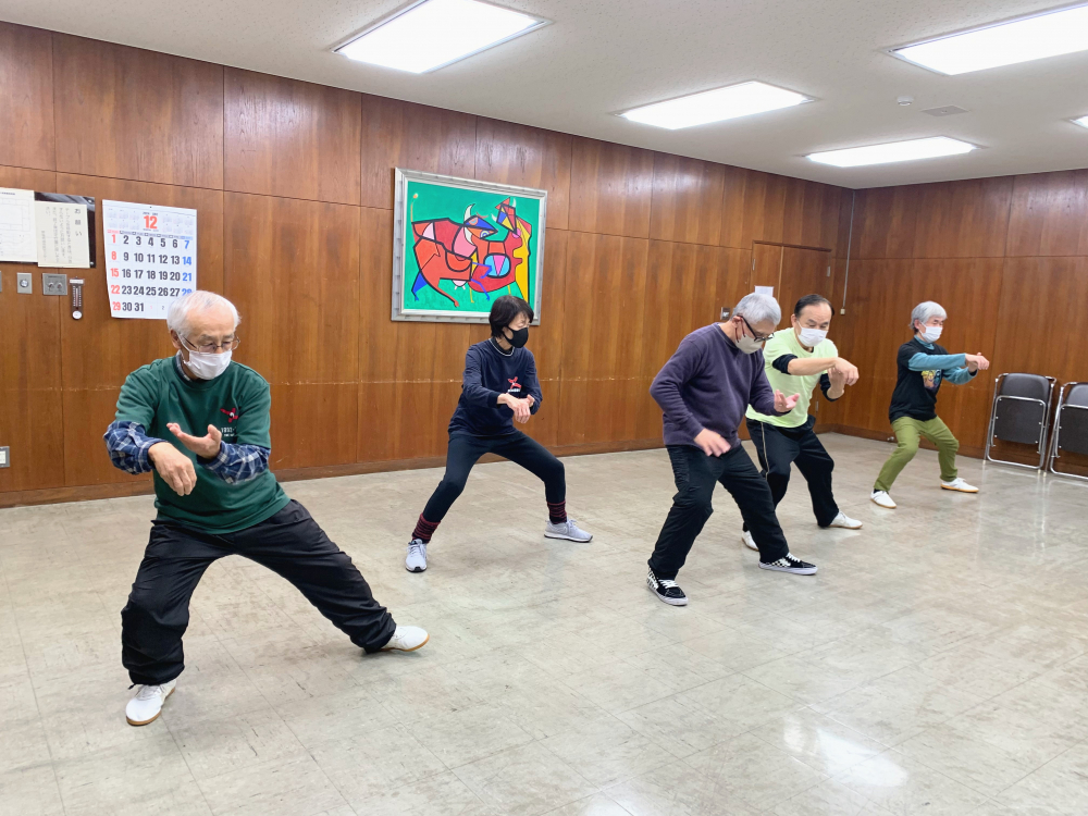 心も体もゆるやかに整える四正太極拳入門(in 野塩地域市民センター)
