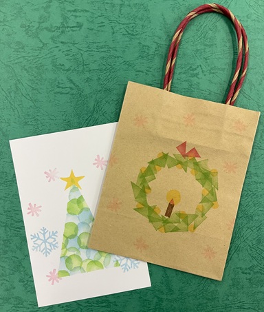 消しゴムはんこ・おして楽しむ会（クリスマスカード作り）